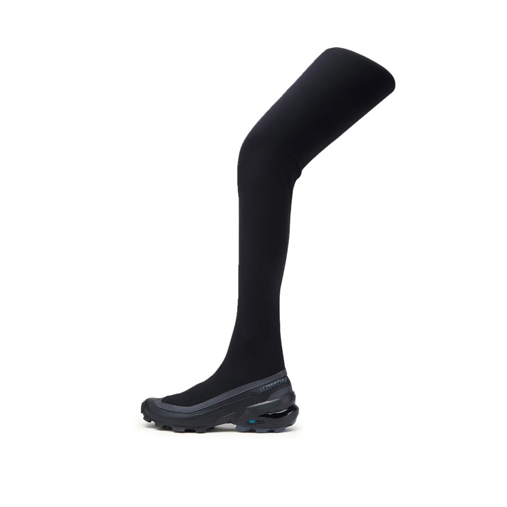 Soloman x MM6 Maison Martin Margiela Black Over the Knee Boots (37.5)